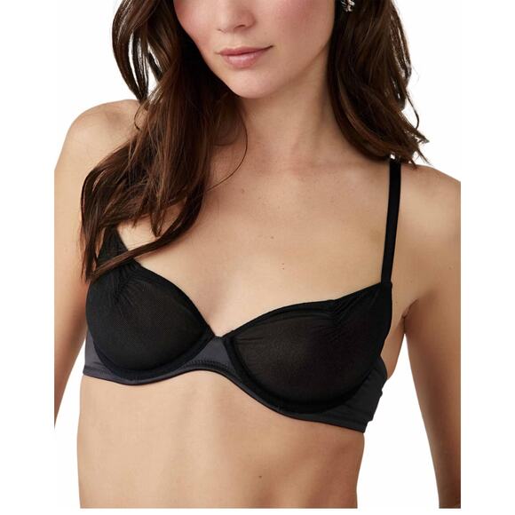 NWT Intimately by Free People	Heartthrob Underwire Bra Black - Picture 1 of 4